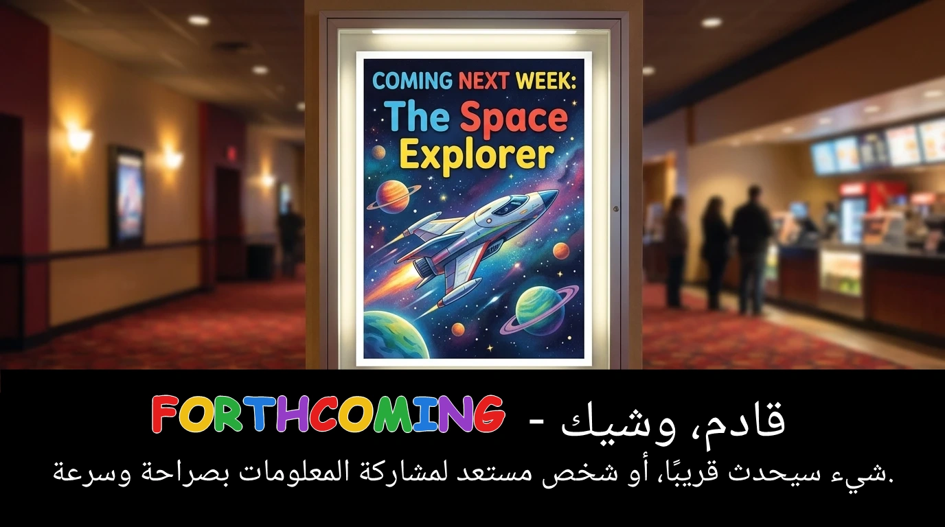 Arabic Illustration for forthcoming